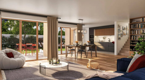 Programme immobilier neuf VILLA KLEBER - VILLA KLEBER - TR1 - Le Chesnay : logements neufs sécurisés et verdoyants proche des transports (78150) - Référence : 15338
