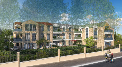 Programme immobilier neuf VILLA KLEBER - VILLA KLEBER - TR1 - Le Chesnay : logements neufs sécurisés et verdoyants proche des transports (78150) - Référence : 15338