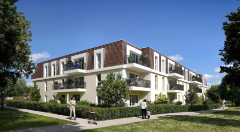 Programme immobilier neuf Le Parc du Manoir - Le Mée-sur-Seine : logements neufs lumineux près des transports et de la nature (77350) - Référence : 14823