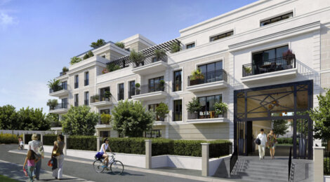 Programme immobilier neuf Le Patio des Arts - Le Perreux-sur-Marne : Résidence studio–T5 avec cadre raffiné et confort optimisé proche des transports (94170) - Référence : 14354