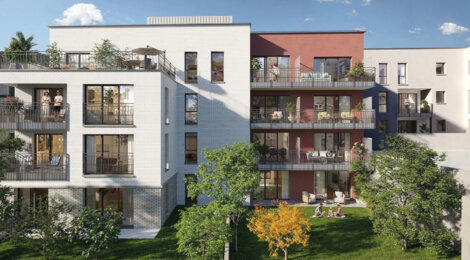 Programme immobilier neuf Le Chromatique - Le Pré-Saint-Gervais  proche métro 5 (93310) - Référence : 16681