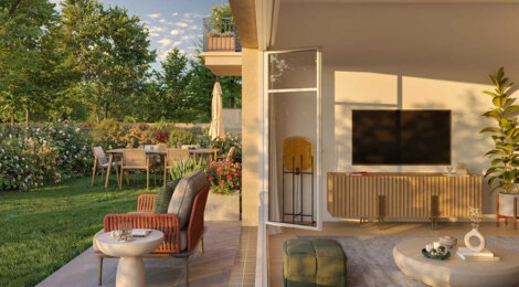 Programme immobilier neuf Le jardin d'Aurea - Livry-Gargan à 5 min à pied du tramway T4 (93190) - Référence : 18363