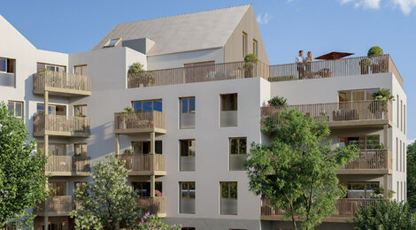 Programme immobilier neuf Cœur Néa - Lognes résidence paysagère proche RER A et A4 (77185) - Référence : 17428