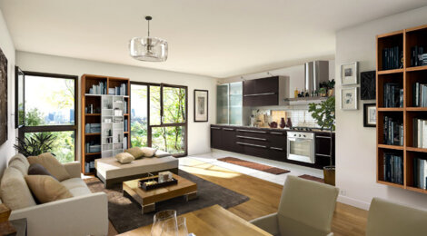 Programme immobilier neuf LE DOMAINE SISLEY - Louveciennes : Résidence T1–T4 avec villas, terrasses et prestations haut de gamme proche de la mairie (78430) - Référence : 717