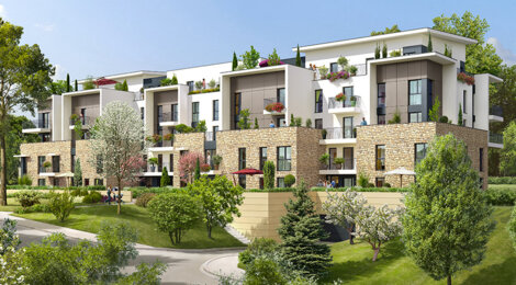 Programme immobilier neuf LE DOMAINE SISLEY - Louveciennes : Résidence T1–T4 avec villas, terrasses et prestations haut de gamme proche de la mairie (78430) - Référence : 717