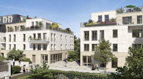Programme immobilier neuf VILLA BOULMIER - Maisons-Alfort cadre verdoyant près métro ligne 8 et parc des Hanneton (94700) - Référence : 17540
