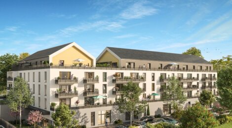 Programme immobilier neuf SQUARE FOCH - Meaux : logements neufs du studio au T4 proche du parc du Pâtis (77100) - Référence : 15856