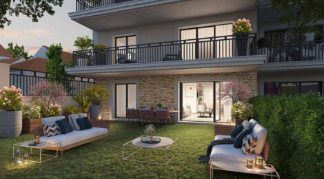 Programme immobilier neuf Les Terrasses des Canotiers - Meaux : logements neufs sécurisés et élégants en centre administratif (77100) - Référence : 14960