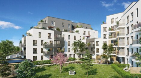 Programme immobilier neuf Les Promenades de l'Ourcq - Meaux : logements neufs sécurisés et verdoyants proche des commodités (77100) - Référence : 15571