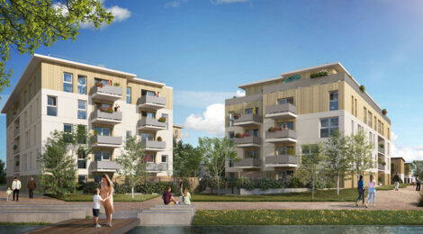 Programme immobilier neuf Be Fine - Melun : Résidence studio–T5 avec cadre écologique et confort optimisé proche des transports (77000) - Référence : 6838
