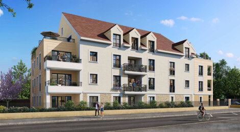 Programme immobilier neuf Le Domaine du Parc - Appartements - Moisselles près centre ville (95570) - Référence : 8161