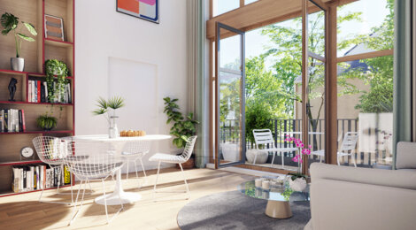 Programme immobilier neuf Terrasses de l'Odyssée - Montigny-le-Bretonneux : logements neufs sécurisés et verdoyants proche des transports (78180) - Référence : 15398