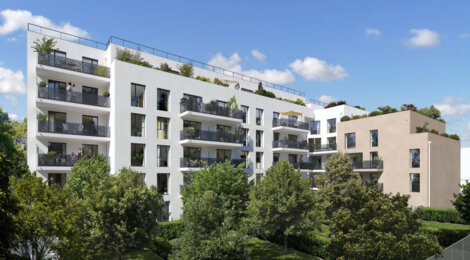 Programme immobilier neuf Les Terrasses - Coeur de ville - Montigny-lès-Cormeilles : logements neufs sécurisés et lumineux en centre-ville (95370) - Référence : 7690