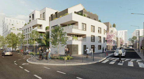 Programme immobilier neuf LE DOMAINE DES CERISIERS -  Montigny-lès-Cormeilles : logements neufs sécurisés et verdoyants proche des transports (95370) - Référence : 15118