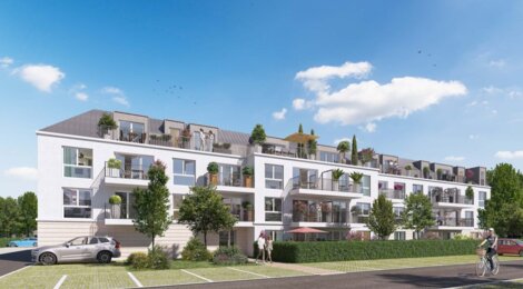 Programme immobilier neuf Les Jardins du Grand Pont - Nemours : logements neufs T2–T4 proche des berges du Loing (77140) - Référence : 15929