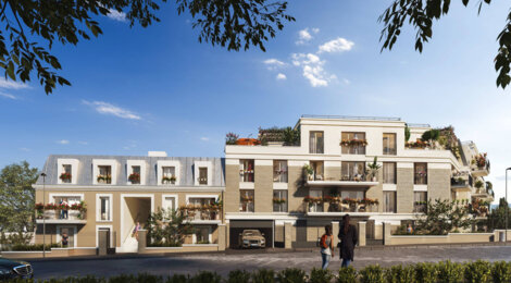 Programme immobilier neuf DOMAINE 14 - Neuilly-Plaisance : Résidence studio–T5 avec cadre boisé et confort optimisé proche des commodités (93360) - Référence : 14567