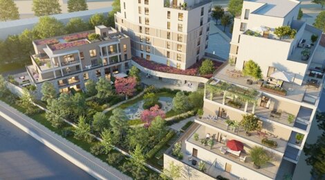 Programme immobilier neuf LES TERRASSES GALLIENI - Noisy-le-Sec : logements neufs sécurisés et verdoyants proche des transports (93130) - Référence : 15187