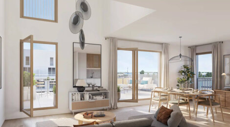 Programme immobilier neuf Équilibre - Orly : appartements neufs du studio au T6 proche du métro ligne 14 (94310) - Référence : 8719