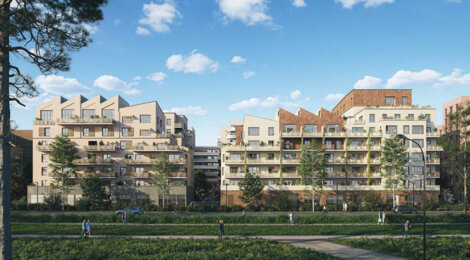 Programme immobilier neuf Mésange - Orly quartier Parc en Scène à proximité du métro 14 et RER C (94310) - Référence : 16753