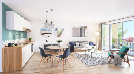Programme immobilier neuf 98 Paris Est - Pantin à deux pas du métro 7 (93500) - Référence : 16650