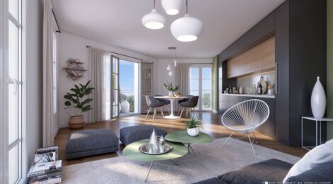 Programme immobilier neuf LES TERRASSES DE LA MADELEINE -  Pomponne : logements neufs élégants et sécurisés proche de la gare (77400) - Référence : 14855