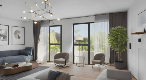 Programme immobilier neuf LE DOMAINE DE CHABANNEAUX - Pomponne : logements neufs sécurisés et verdoyants proche des transports (77400) - Référence : 8438