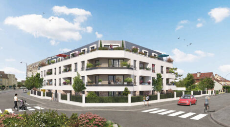Programme immobilier neuf Les Terrasses d'Albane - Pontault-Combault : logements neufs sécurisés et lumineux proche des services (77340) - Référence : 15026