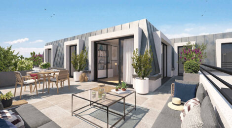 Programme immobilier neuf Les Terrasses d'Albane - Pontault-Combault : logements neufs sécurisés et lumineux proche des services (77340) - Référence : 15026