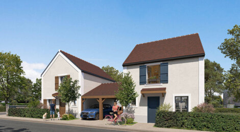 Programme immobilier neuf Villas du Frêne - Réau maisons en coeur de ville près de l’ arrêt Église (77550) - Référence : 9650