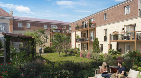 Programme immobilier neuf Le Clos de l'Aunette (91) - Ris-Orangis cadre naturel et accès rapide Paris RER D (91130) - Référence : 17039