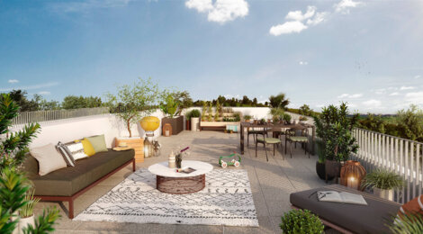 Programme immobilier neuf Les Nouveaux Jardins - Maisons et Appartements - Rungis : Résidence studio–T5 avec cadre agricole et confort moderne proche des espaces naturels (94150) - Référence : 14206
