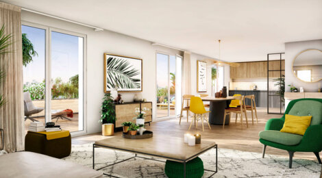 Programme immobilier neuf Les Nouveaux Jardins - Maisons et Appartements - Rungis : Résidence studio–T5 avec cadre agricole et confort moderne proche des espaces naturels (94150) - Référence : 14206