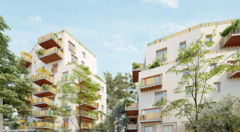 Programme immobilier neuf Les Balcons - Saint-Denis : logements neufs sécurisés et verdoyants proche des transports (93200) - Référence : 15768
