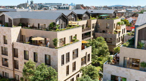 Programme immobilier neuf Clos Saint-Louis - Acte IV - Résidences Ourches - Saint-Germain-en-Laye au centre du Clos Saint-Louis (78100) - Référence : 16372