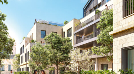 Programme immobilier neuf Clos Saint-Louis - Acte IV - Résidences Ourches - Saint-Germain-en-Laye au centre du Clos Saint-Louis (78100) - Référence : 16372