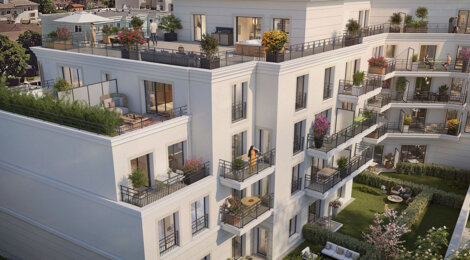 Programme immobilier neuf Villa Christina (94) - Saint-Maur-des-Fossés cadre de vie verdoyant avec accès rapide Paris (94100) - Référence : 16737