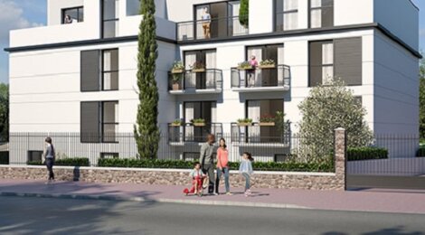 Programme immobilier neuf LES JARDINS D'ANAIS - Saint-Michel-sur-Orge : Résidence neuve avec jardin paysager et appartements optimisés (91240) - Référence : 2723