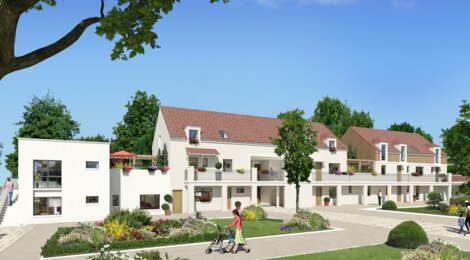 Programme immobilier neuf ESQUISS - Tranche 1 - Saint-Nom-la-Bretèche : Résidence T2–T3 et villa avec espaces extérieurs et parkings en centre-ville (78860) - Référence : 605