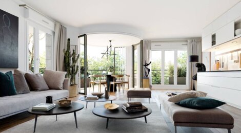 Programme immobilier neuf MERIDIEN - Saint-Ouen à 9 min du métro dans un cadre végétal (93400) - Référence : 18205