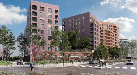 Programme immobilier neuf RUE PIERRE - CHAPITRE 4 - R2A - Saint-Ouen au coeur des Docks à 7 min de marche du RER C et métro 14 (93400) - Référence : 12264