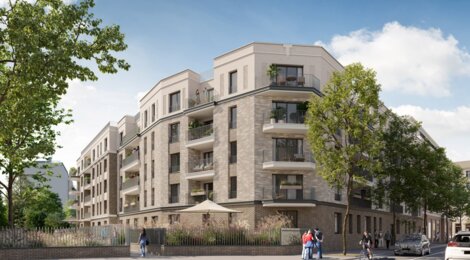 Programme immobilier neuf NEORI - Saint-Ouen : logements neufs sécurisés et verdoyants proche des transports (93400) - Référence : 15184