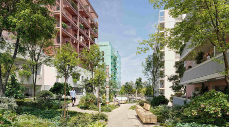Programme immobilier neuf MUNDO - Saint-Ouen : logements neufs sécurisés et verdoyants proche des transports (93400) - Référence : 15406