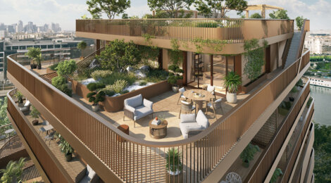 Programme immobilier neuf LE RIVAGE - Saint-Ouen-sur-Seine près du métro 14 (93400) - Référence : 12952