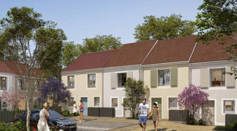 Programme immobilier neuf Le Hameau de Saint-Thibault - Saint-Thibault-des-Vignes esprit village près RER (77400) - Référence : 16227