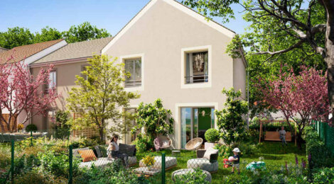 Programme immobilier neuf Le Hameau de Saint-Thibault - Saint-Thibault-des-Vignes esprit village près RER (77400) - Référence : 16227