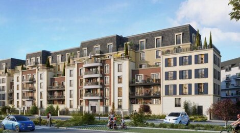 Programme immobilier neuf La Résidence du Chateau - Savigny-le-Temple : logements neufs sécurisés et verdoyants proche des transports (77176) - Référence : 15412