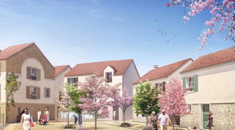 Programme immobilier neuf COEUR SERVON - Servon : Résidence T3–T4 avec espaces verts et diversité de logements en centre-ville (77170) - Référence : 1614