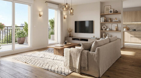 Programme immobilier neuf RESIDENCE VICTORIA - Soisy-sous-Montmorency résidence avec extérieurs à 10 min du Transilien H (95230) - Référence : 16780