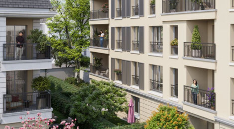 Programme immobilier neuf RESIDENCE VICTORIA - Soisy-sous-Montmorency résidence avec extérieurs à 10 min du Transilien H (95230) - Référence : 16780