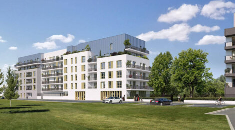 Programme immobilier neuf Les Terrasses Renelle - Stains : logements neufs sécurisés et verdoyants proche du Parc de La Courneuve (93240) - Référence : 14907